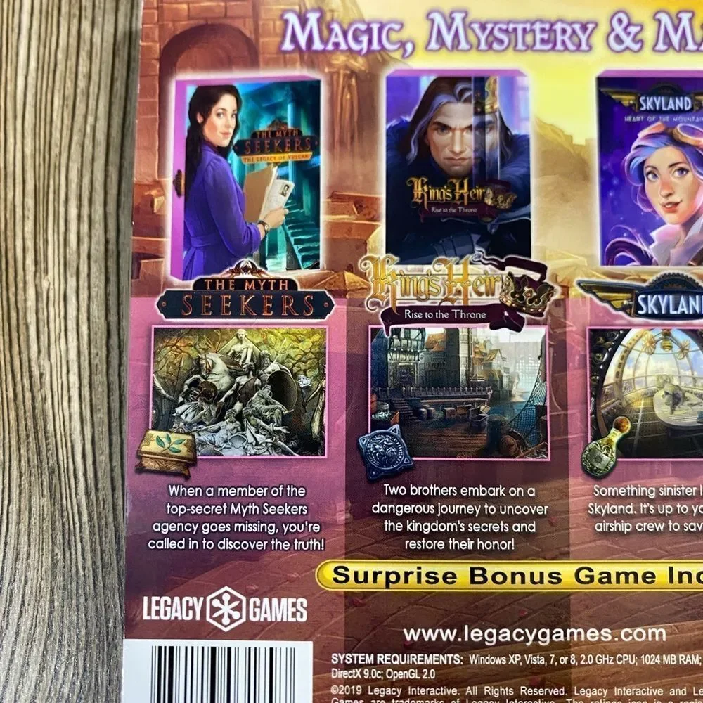 NEW-Legacy Interactive Fantastic Fables 4 Amazing Hidden Object PC Games Teens